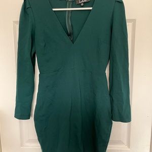 Green lulus dress